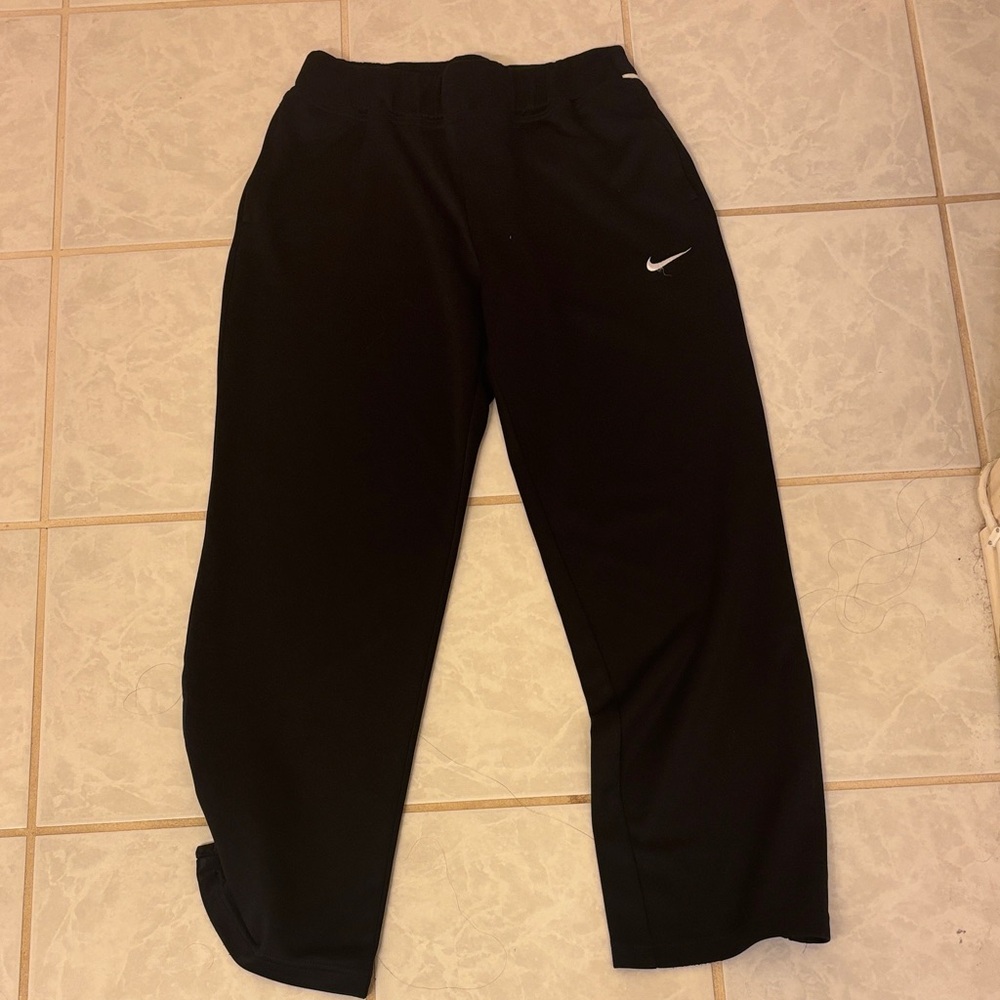 Nike Black Joggers with White Logo